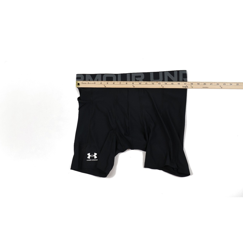 Under Armour Compression Shorts HeatGear Armour Black Solid 2XL NWT - Picture 3 of 7